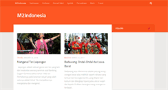 Desktop Screenshot of m2indonesia.com